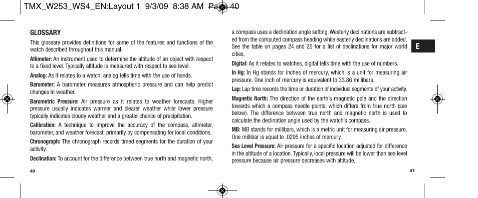 Timex Expedition WS4 User Manual | Page 23 / 25