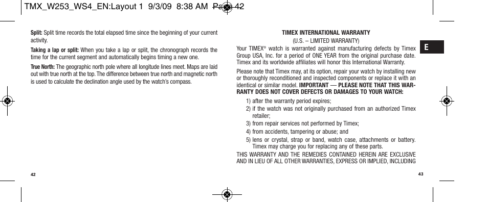 Timex Expedition WS4 User Manual | Page 24 / 25