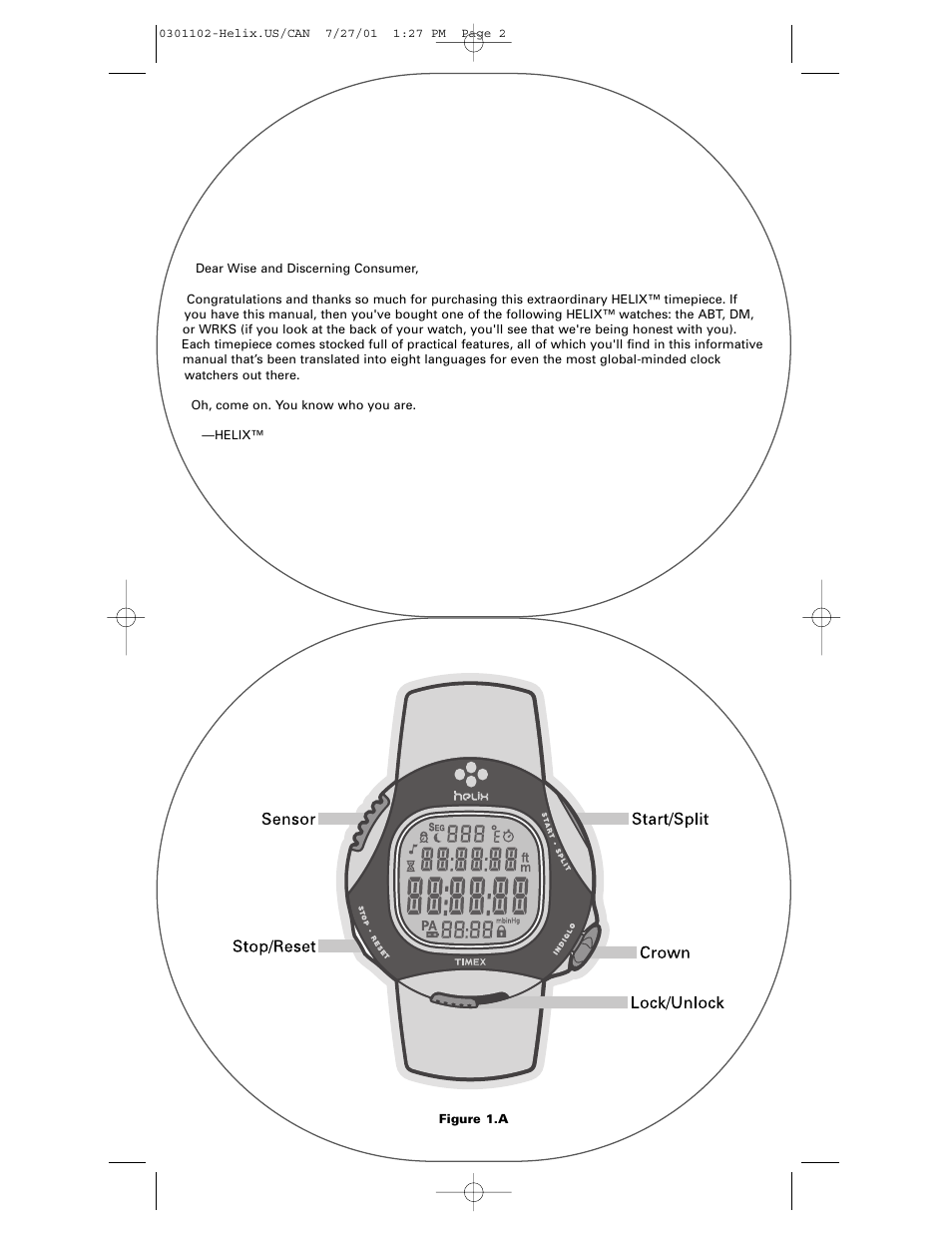 Timex Helix User Manual | Page 2 / 46