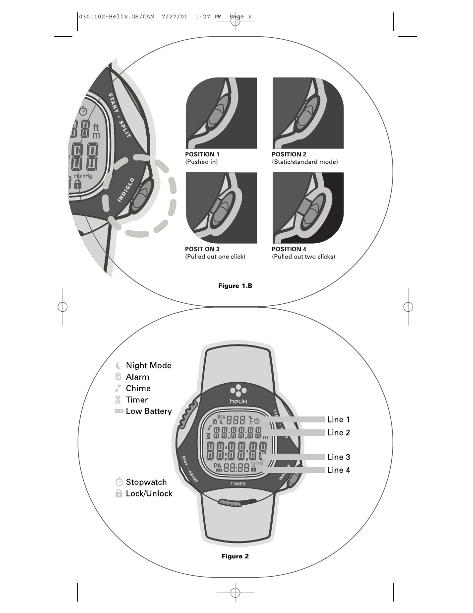 Timex Helix User Manual | Page 3 / 46