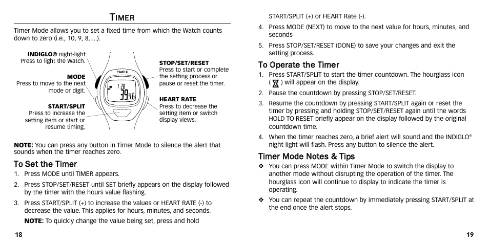 Timex NA685-095000 User Manual | Page 12 / 23