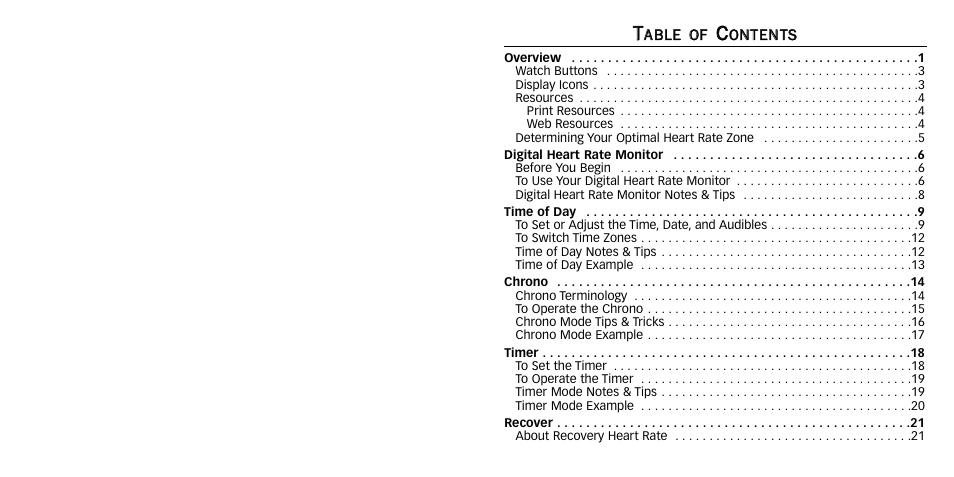 Timex NA685-095000 User Manual | Page 2 / 23