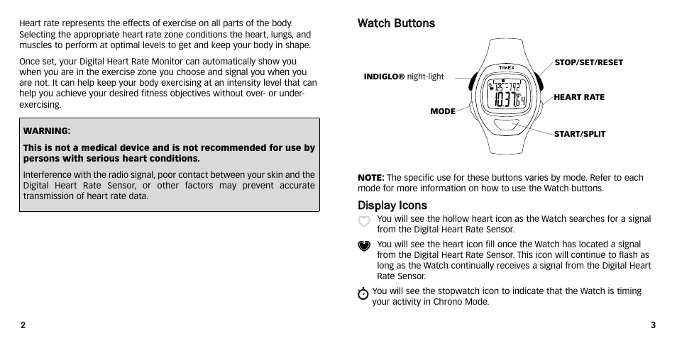Timex NA685-095000 User Manual | Page 4 / 23