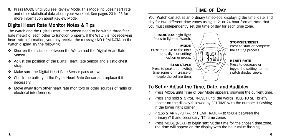 Timex NA685-095000 User Manual | Page 7 / 23