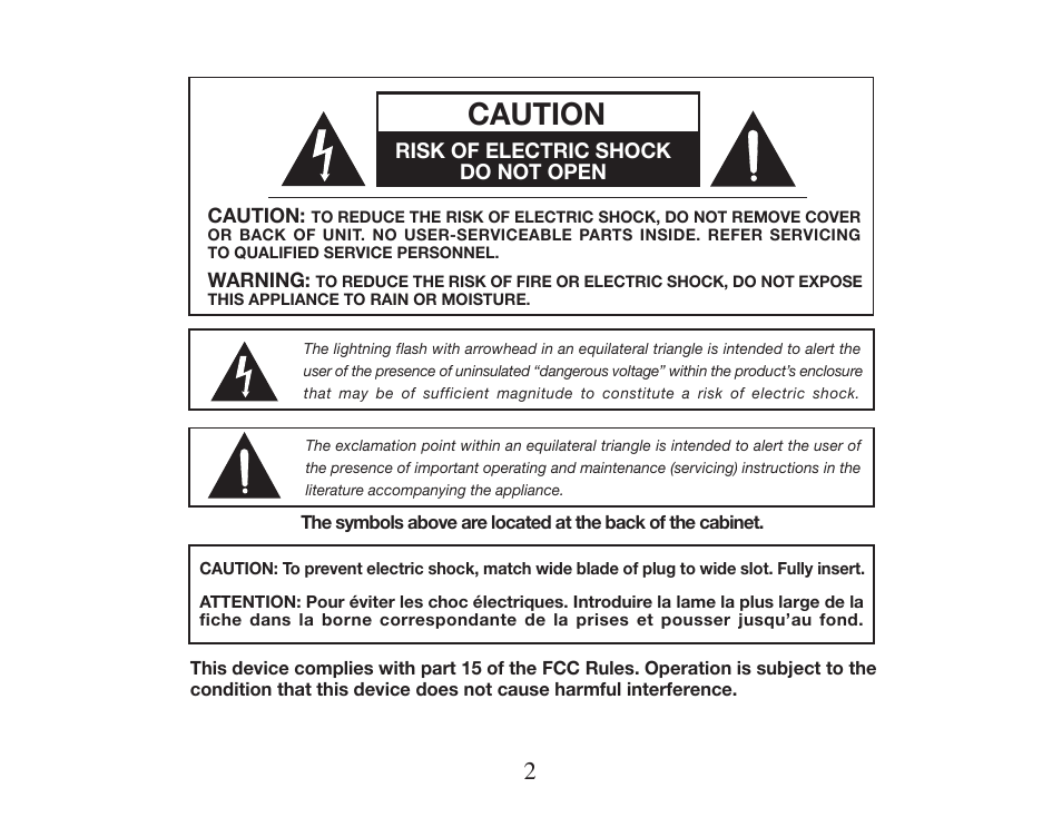 Caution | Timex T308 User Manual | Page 2 / 12