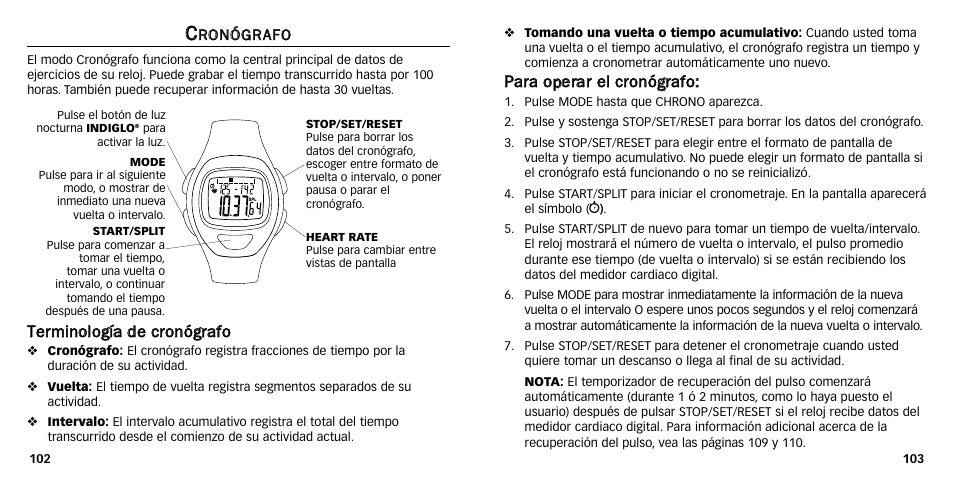 Timex M640 User Manual | Page 126 / 223