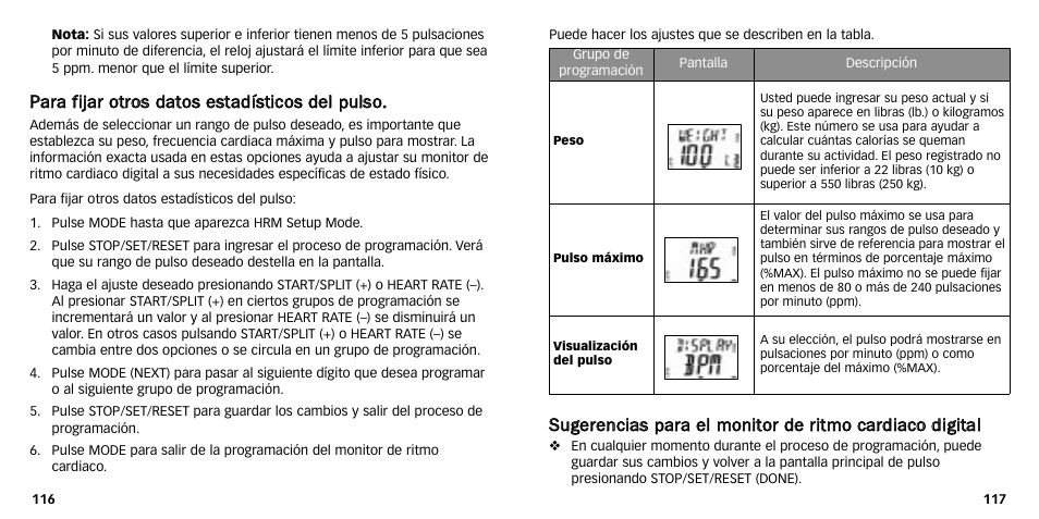 Timex M640 User Manual | Page 133 / 223