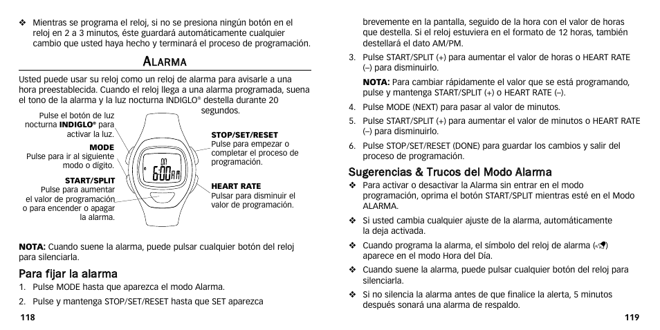 Timex M640 User Manual | Page 134 / 223