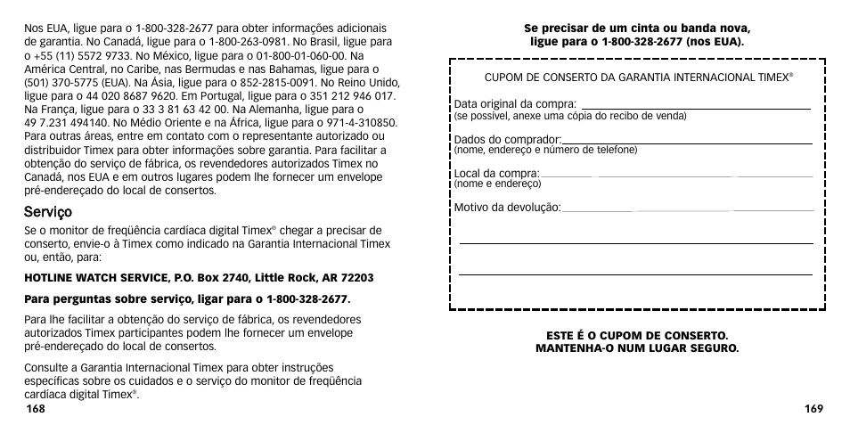 Timex M640 User Manual | Page 159 / 223