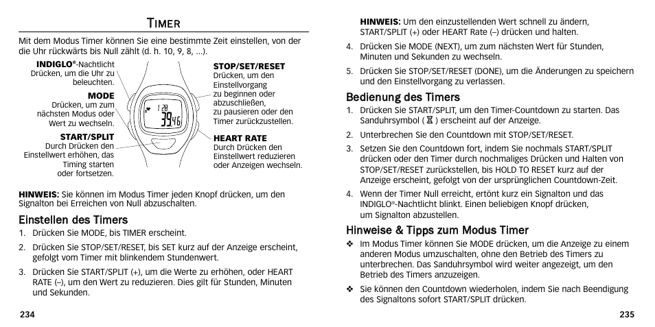 Timex M640 User Manual | Page 192 / 223