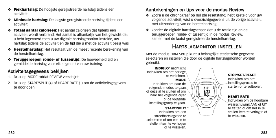 Timex M640 User Manual | Page 216 / 223