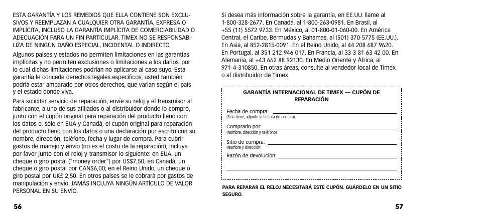 Timex M640 User Manual | Page 30 / 223