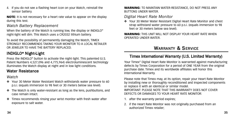 Timex M640 User Manual | Page 92 / 223