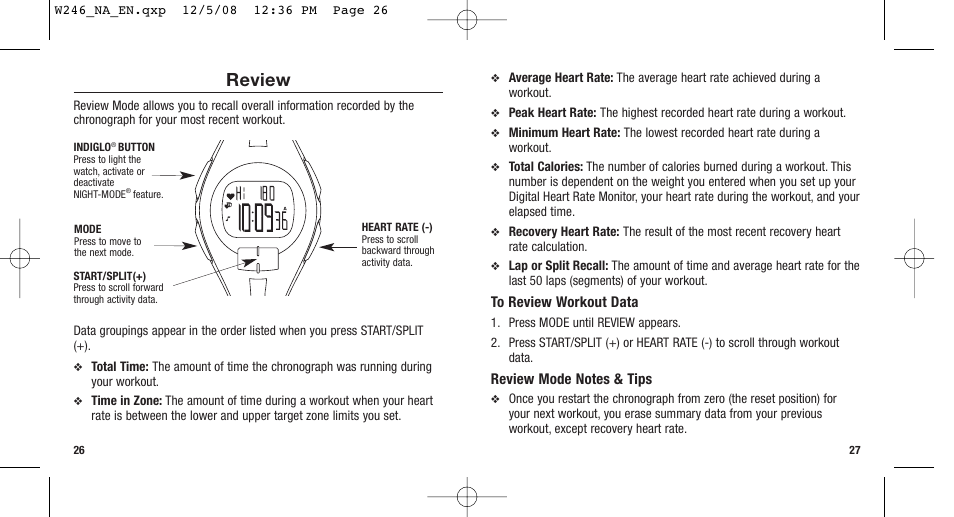 Review | Timex 811-095000-02NA User Manual | Page 16 / 25