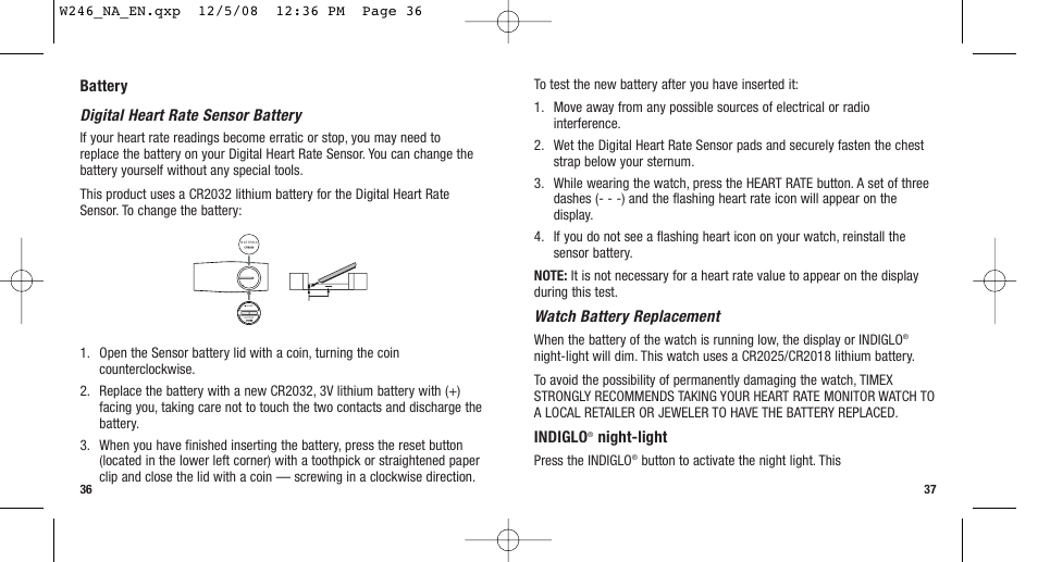 Timex 811-095000-02NA User Manual | Page 21 / 25