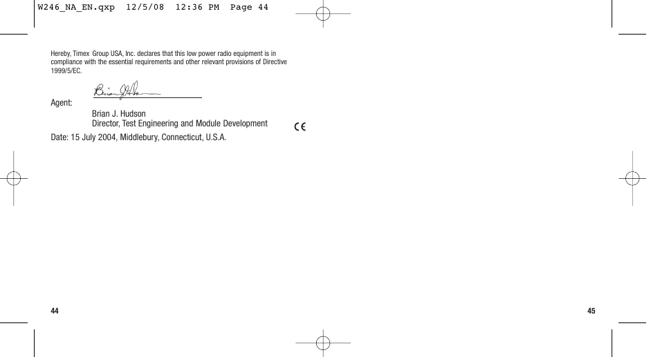 Timex 811-095000-02NA User Manual | Page 25 / 25