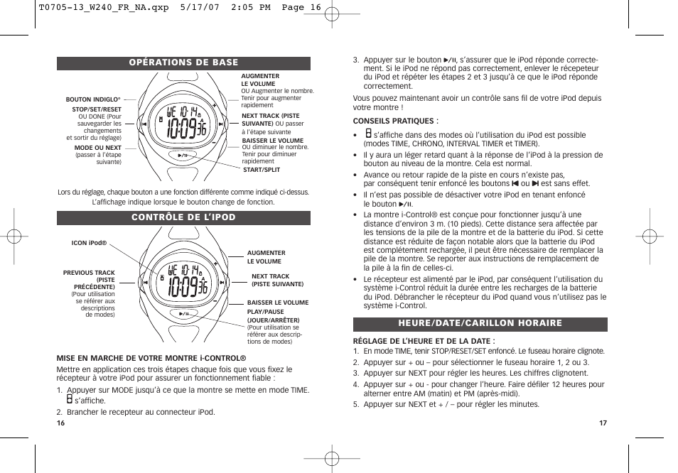 Timex M805 User Manual | Page 10 / 22