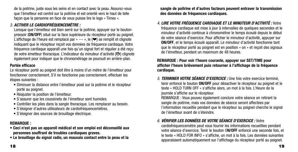 Timex M593 User Manual | Page 11 / 50