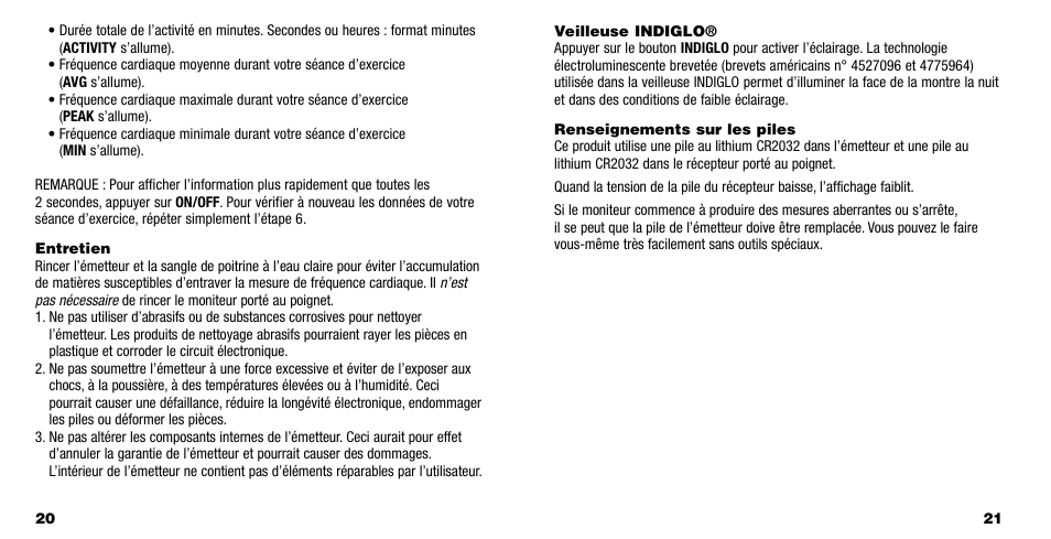 Timex M593 User Manual | Page 12 / 50