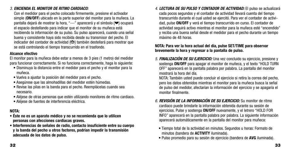 Timex M593 User Manual | Page 18 / 50