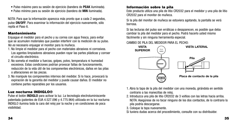 Timex M593 User Manual | Page 19 / 50