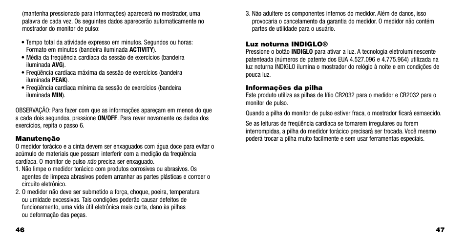 Timex M593 User Manual | Page 26 / 50