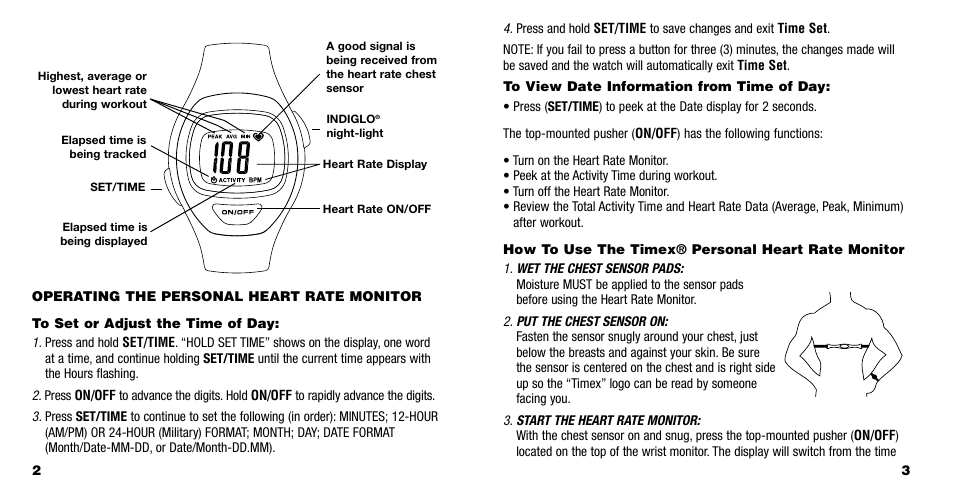 Timex M593 User Manual | Page 3 / 50