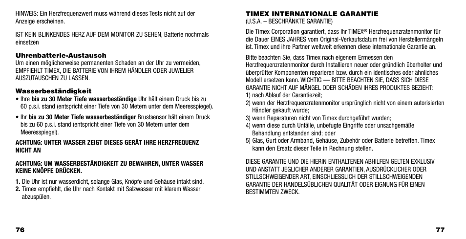 Timex M593 User Manual | Page 41 / 50