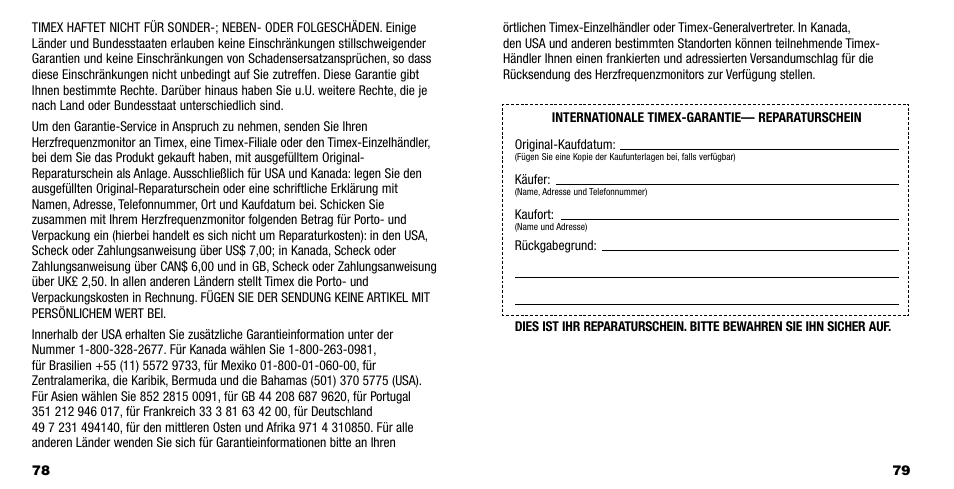 Timex M593 User Manual | Page 42 / 50