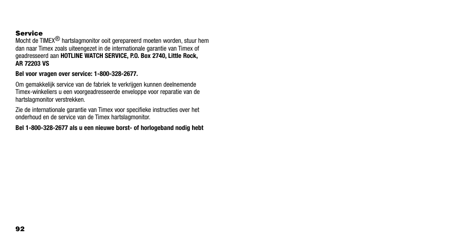 Timex M593 User Manual | Page 50 / 50