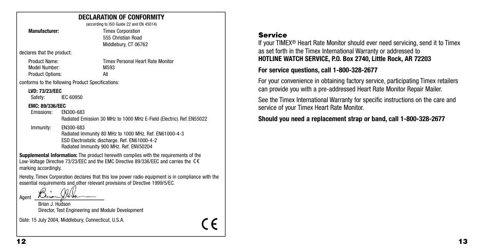 Timex M593 User Manual | Page 8 / 50