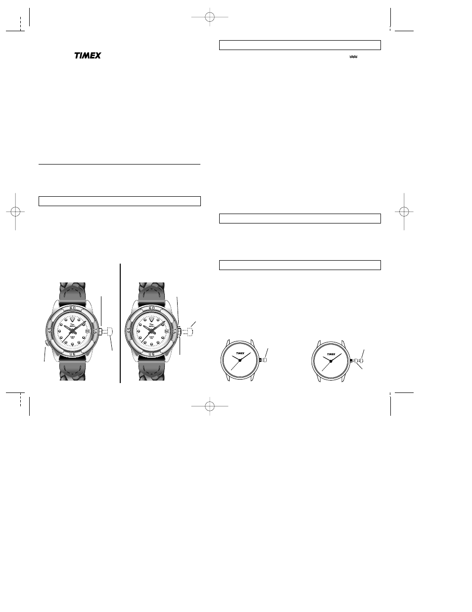 Timex 094 User Manual | 5 pages