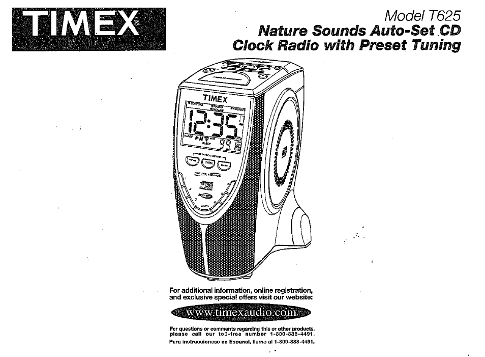 Timex T625B User Manual | 20 pages