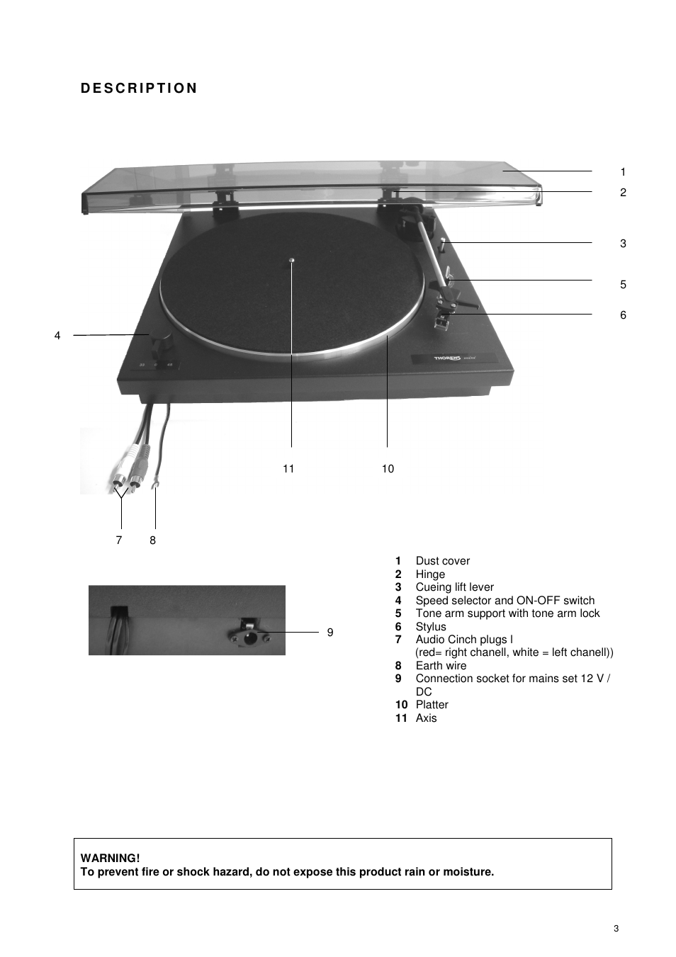 THORENS 653-068 User Manual | Page 4 / 8