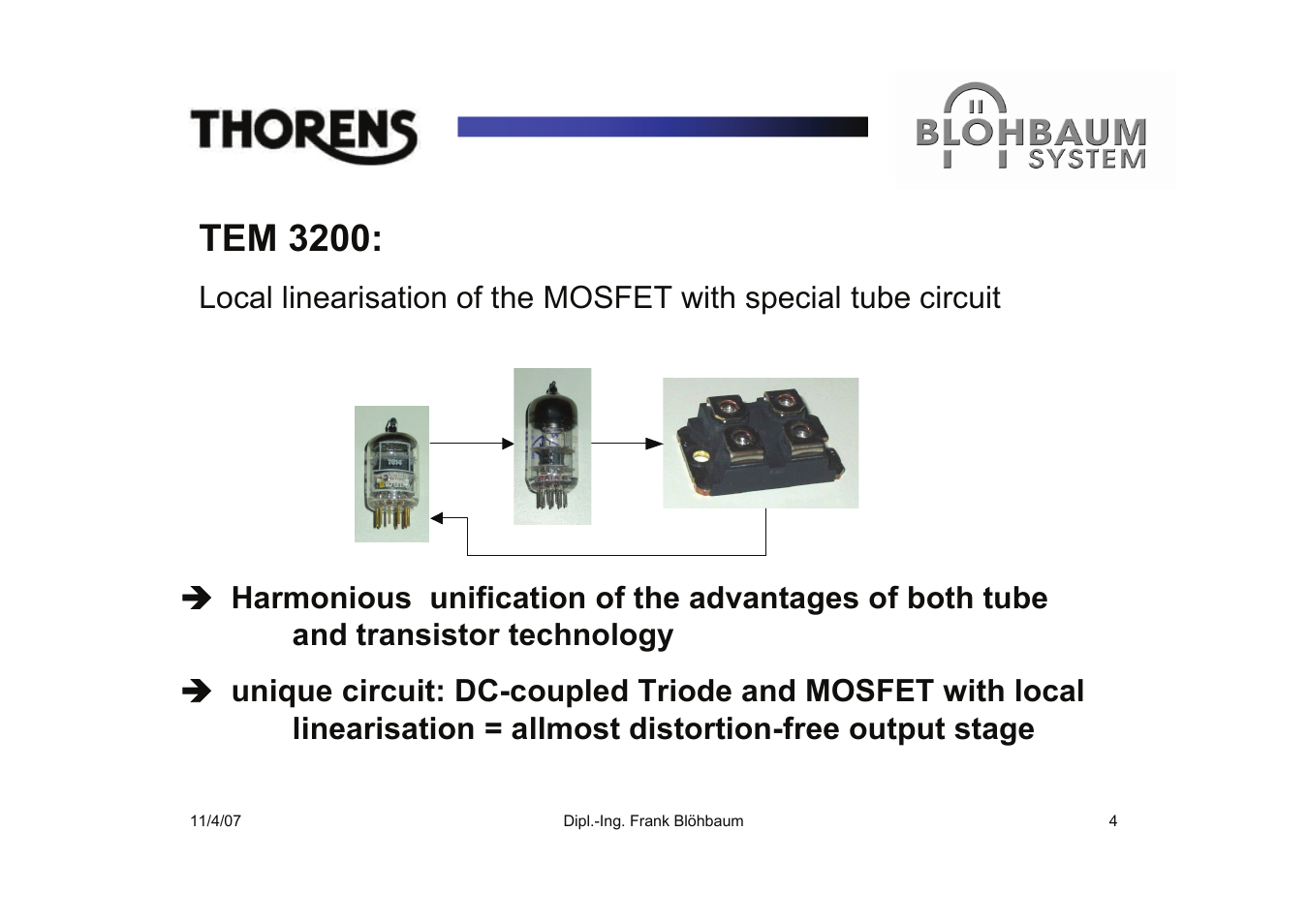 Tem 3200 | THORENS TEM 3200 User Manual | Page 4 / 8