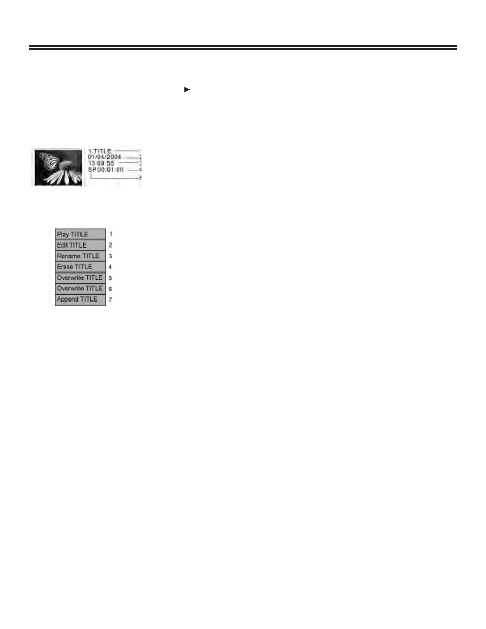 Title editing | TVGuardian DRM-2001G User Manual | Page 42 / 48