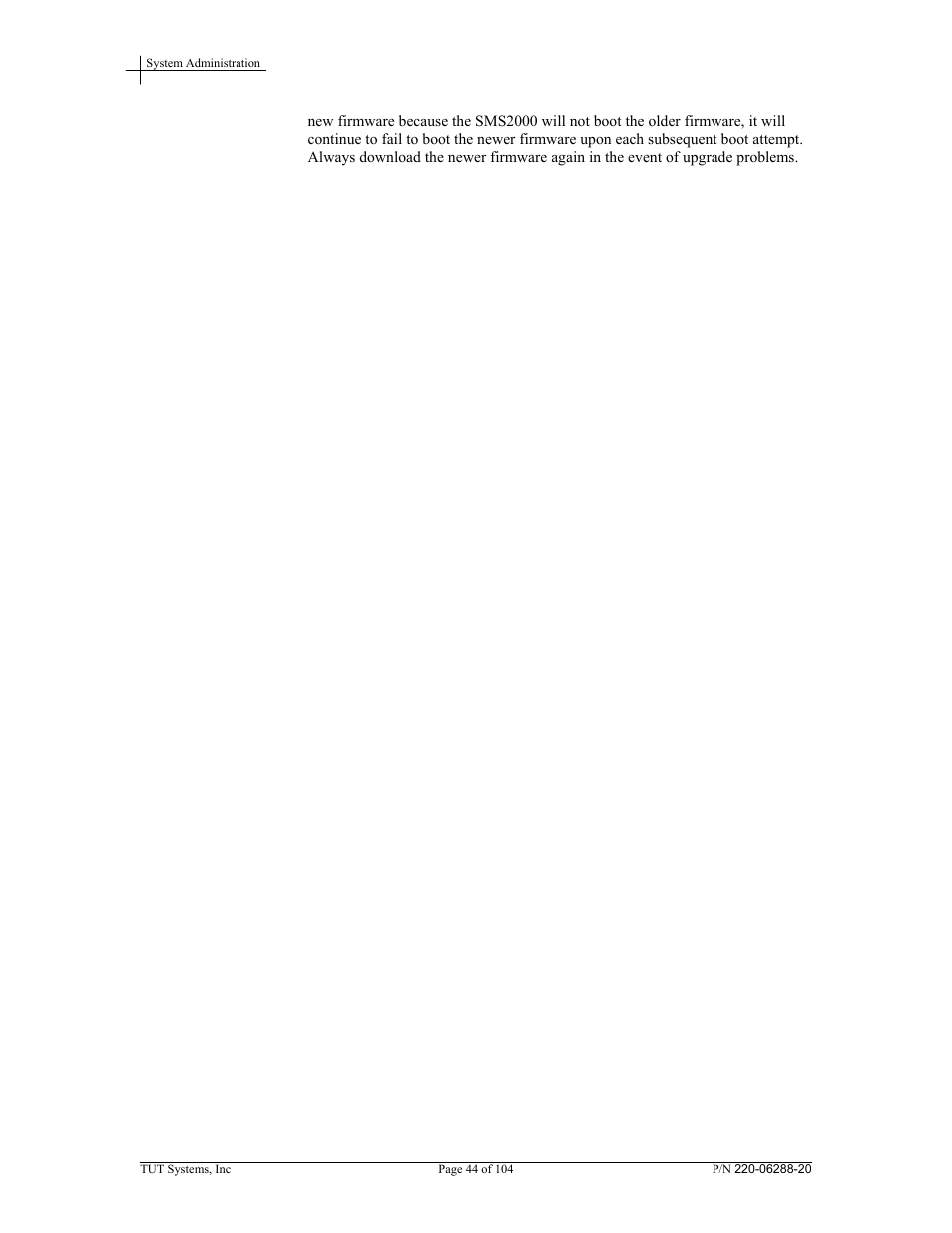 Tut Systems SMS2000 User Manual | Page 44 / 104