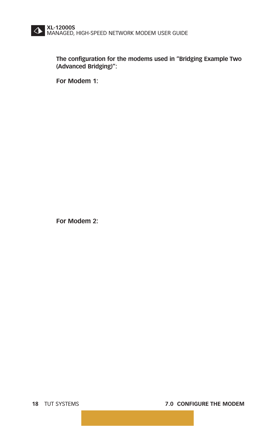 Back to table of contents | Tut Systems XL-12000S User Manual | Page 26 / 78
