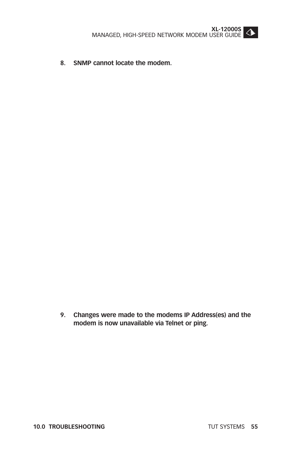 Tut Systems XL-12000S User Manual | Page 63 / 78