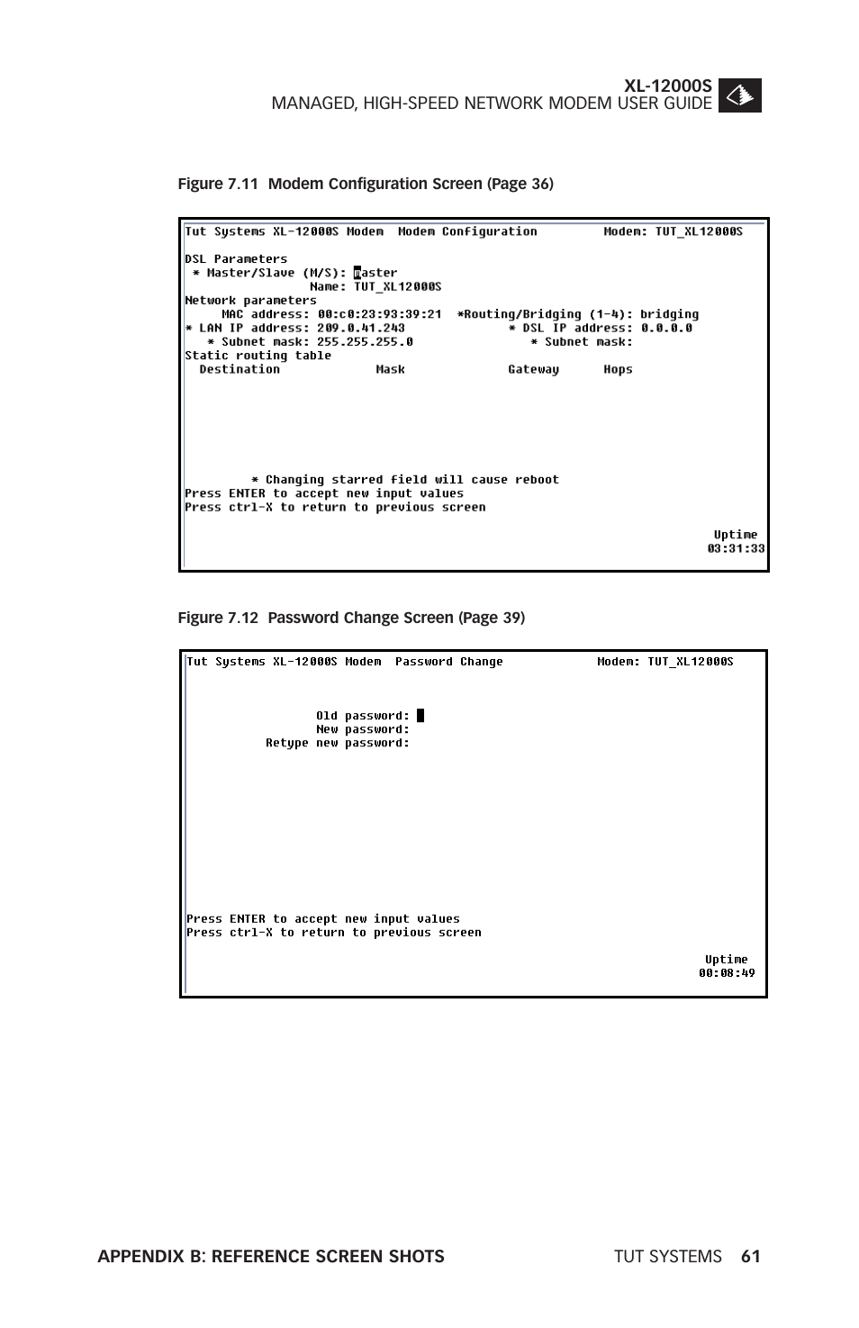 Tut Systems XL-12000S User Manual | Page 69 / 78