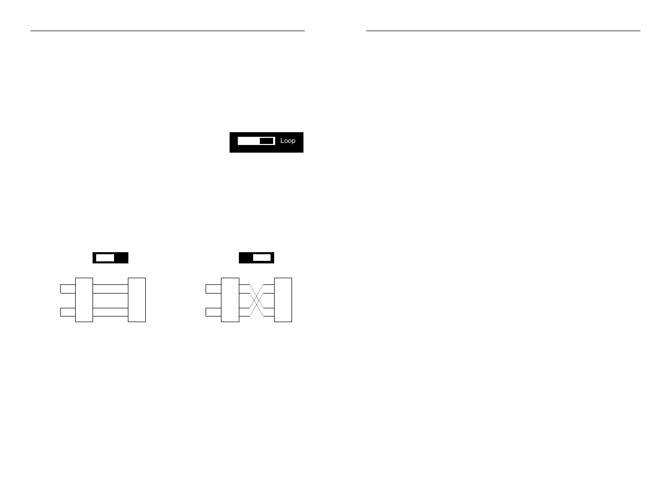 Installation, Cable specifications, Set loopback test switch | Set mdi/mdi-x switch, Set 8-position switch, Fiber cable | Transition Networks SSDTF1014-100 User Manual | Page 4 / 6