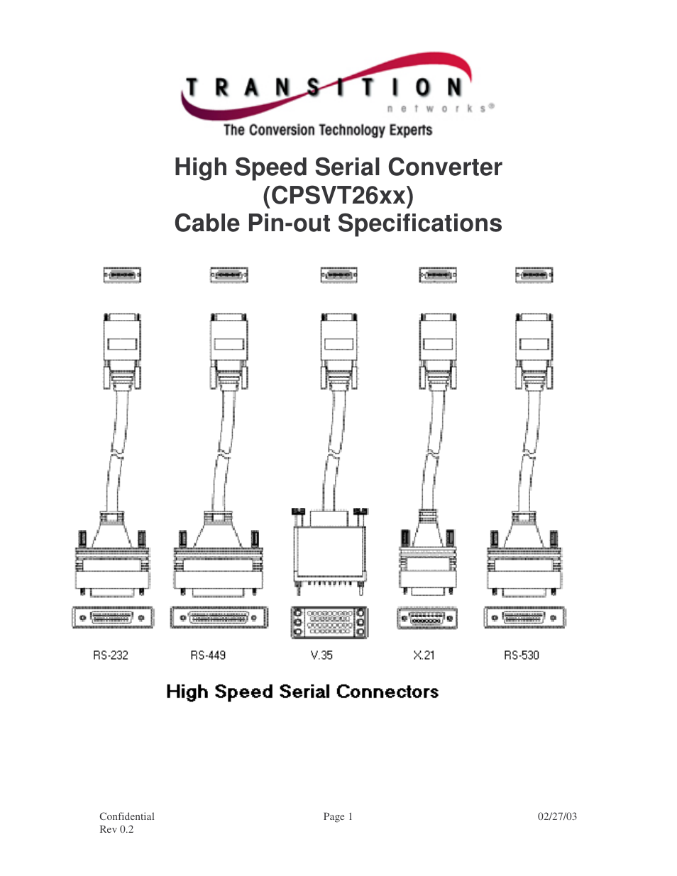 Transition Networks RS-449 User Manual | 14 pages