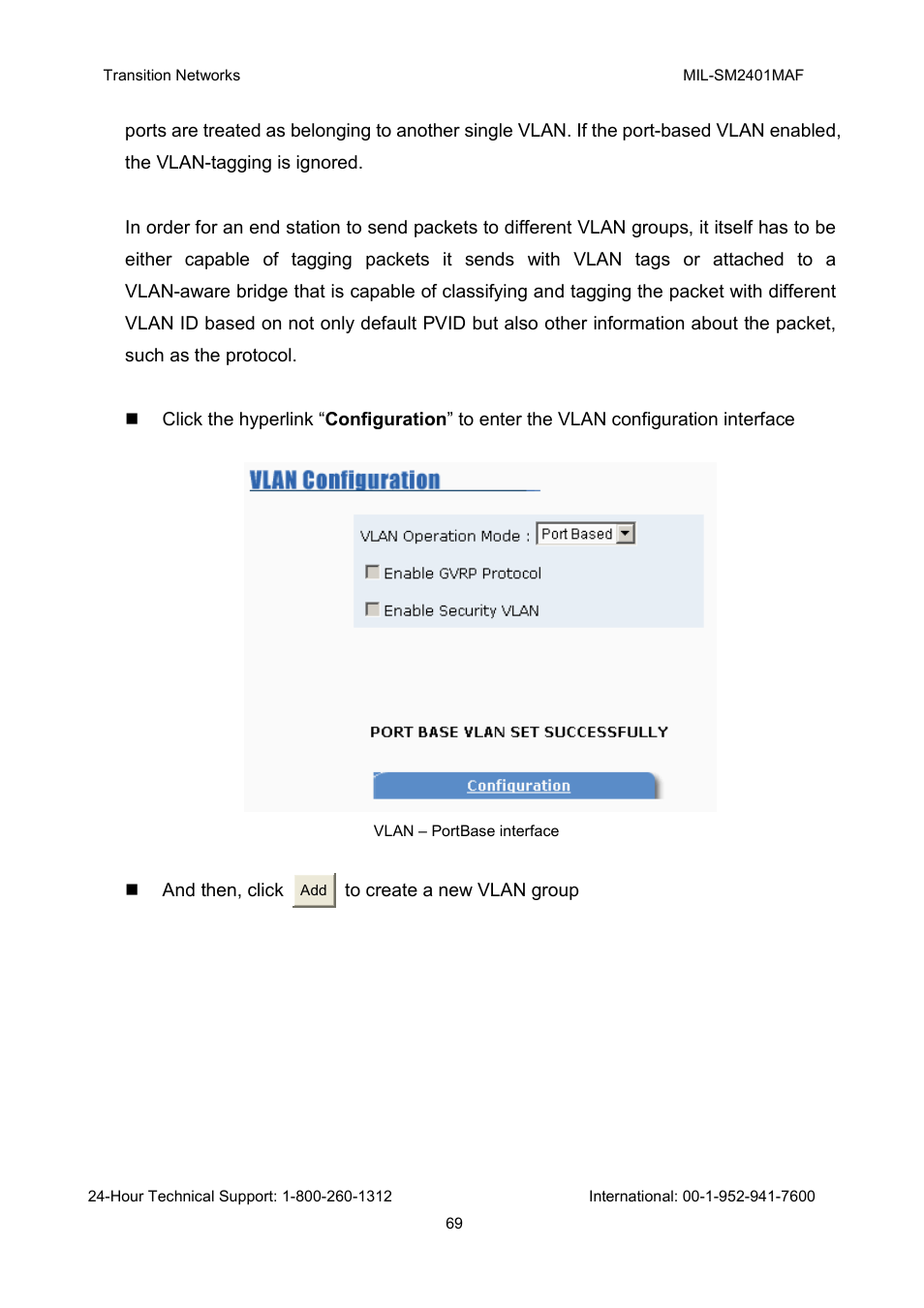 Transition Networks MIL-SM2401MAF User Manual | Page 75 / 111