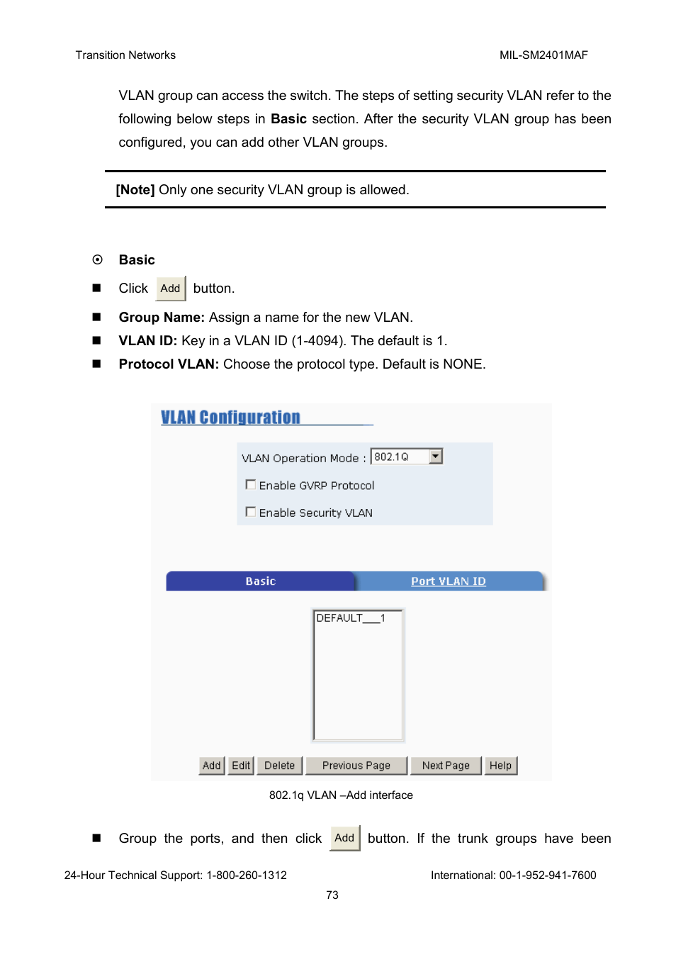 Transition Networks MIL-SM2401MAF User Manual | Page 79 / 111