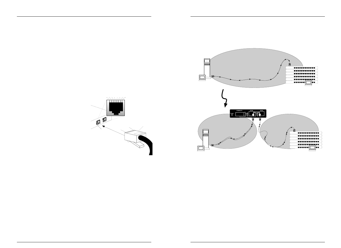 Installing network cable, Straight-through/crossover, Transition networks’ pocket switch | Transition Networks E-PSW-TX-02 User Manual | Page 11 / 16
