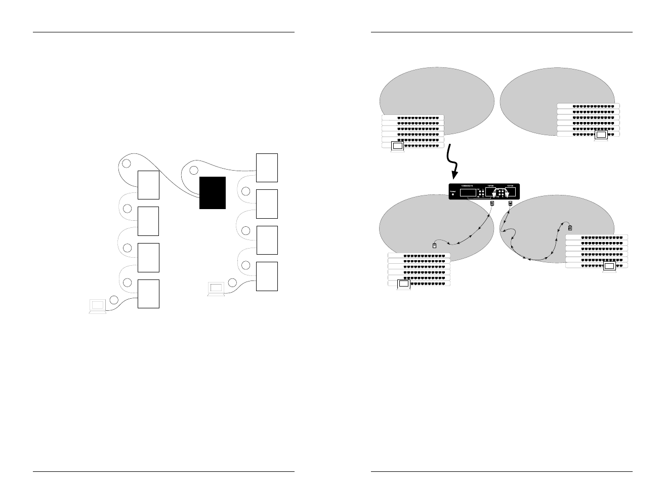 Installing network cable, 10base-t), Auto-negotiation | Transition networks’ pocket switch, The 5-segment rule | Transition Networks E-PSW-TX-02 User Manual | Page 13 / 16
