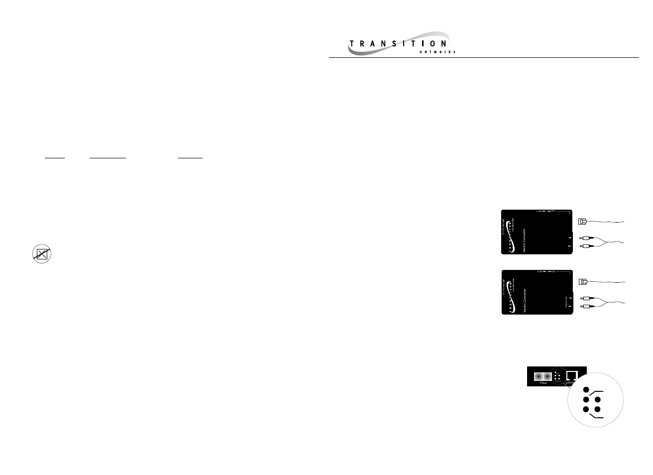 Transition Networks FD-CD-01(SM) User Manual | 2 pages