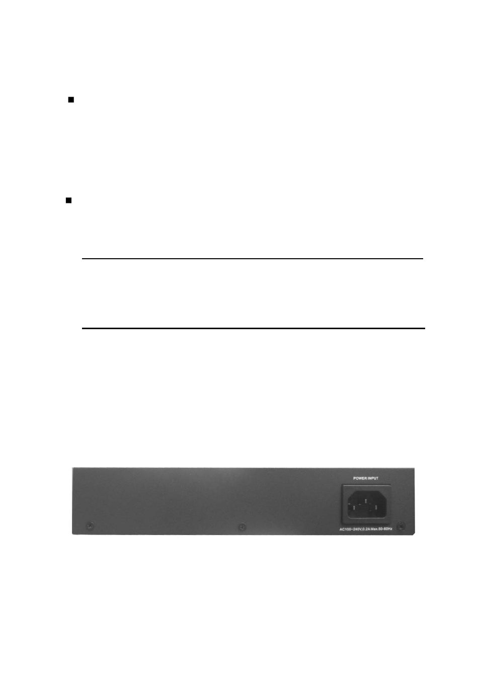 Rear panel | Transition Networks MIL-SW8T1GPA User Manual | Page 10 / 41