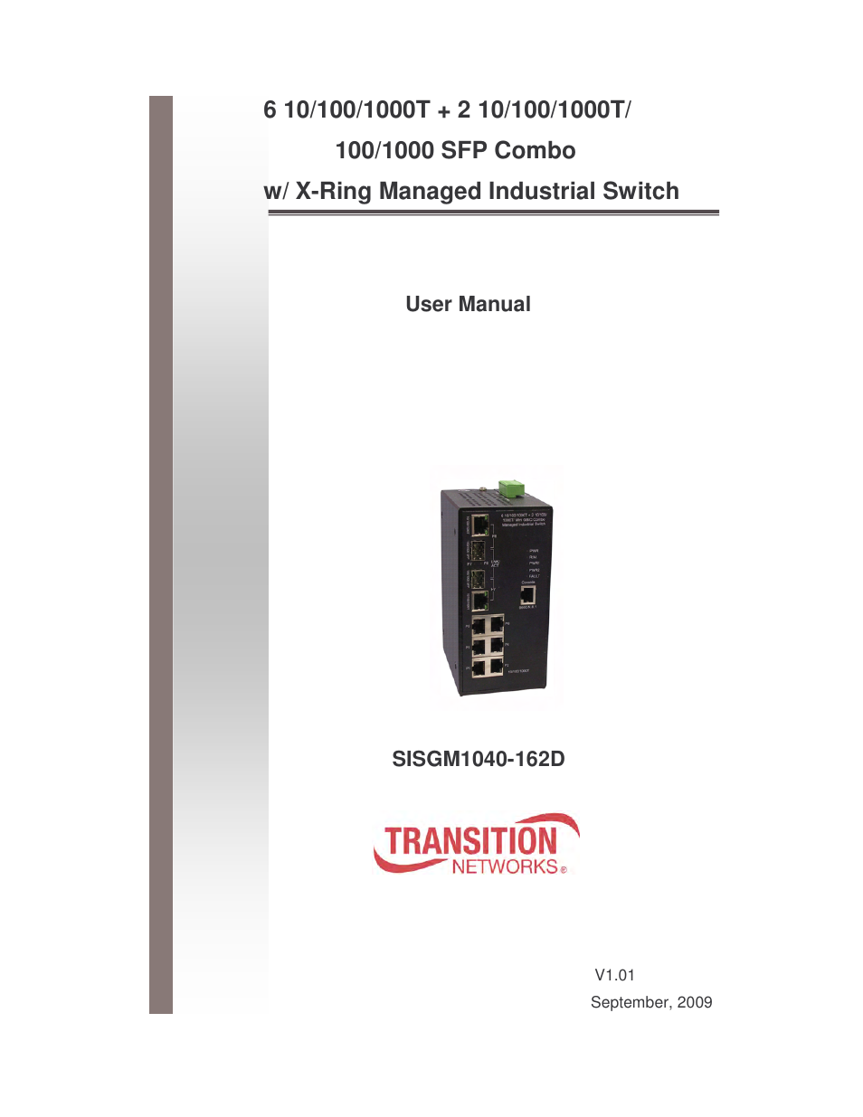 Transition Networks SISGM1040-162D User Manual | 132 pages