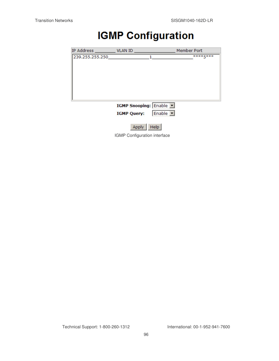 Transition Networks SISGM1040-162D User Manual | Page 103 / 132